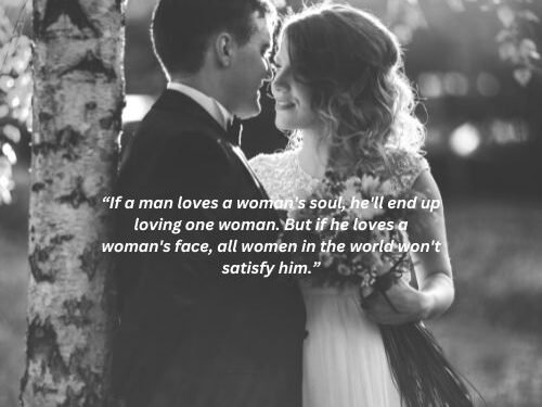 If a man loves a woman